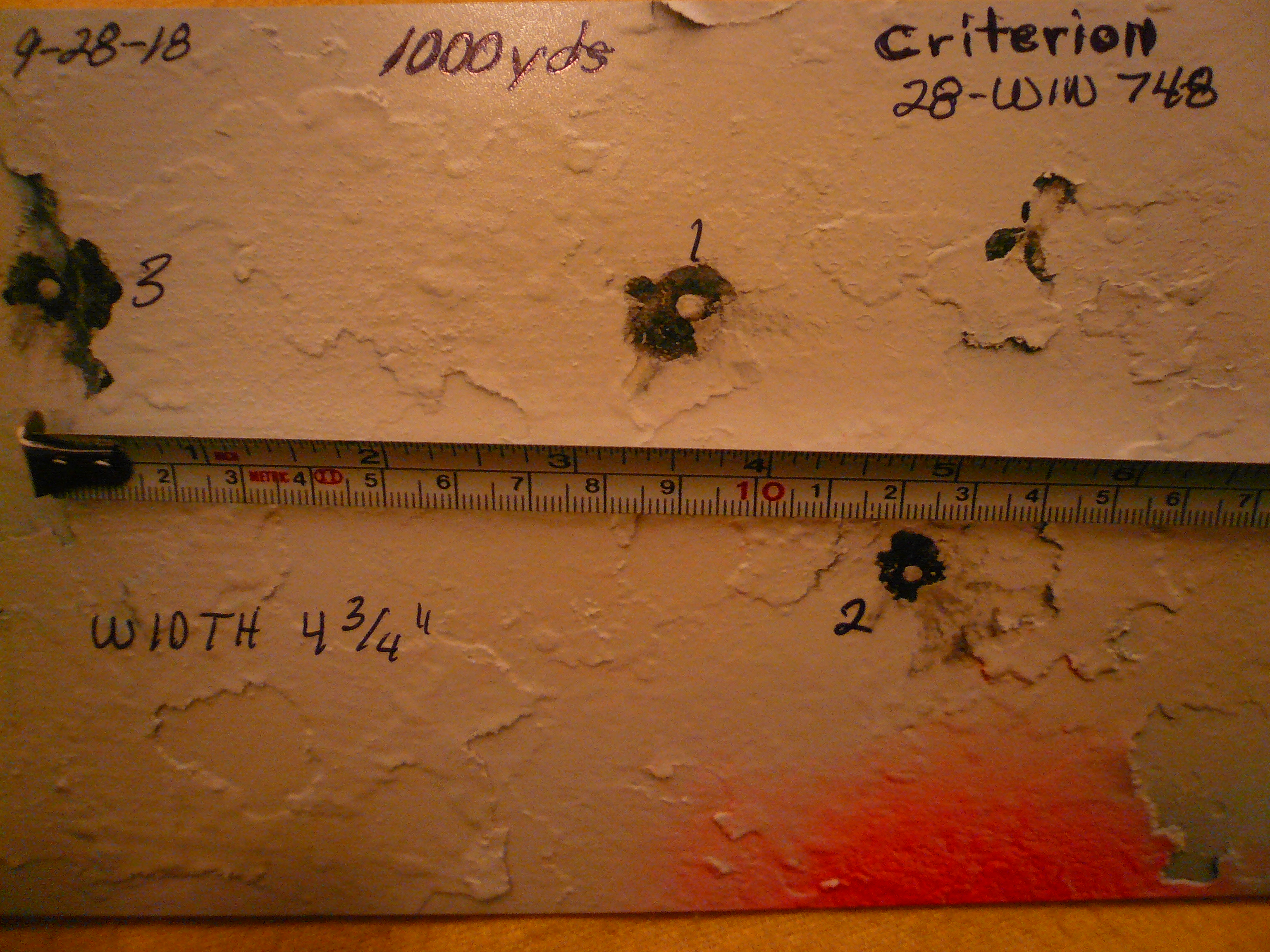 criterion 1000 yds