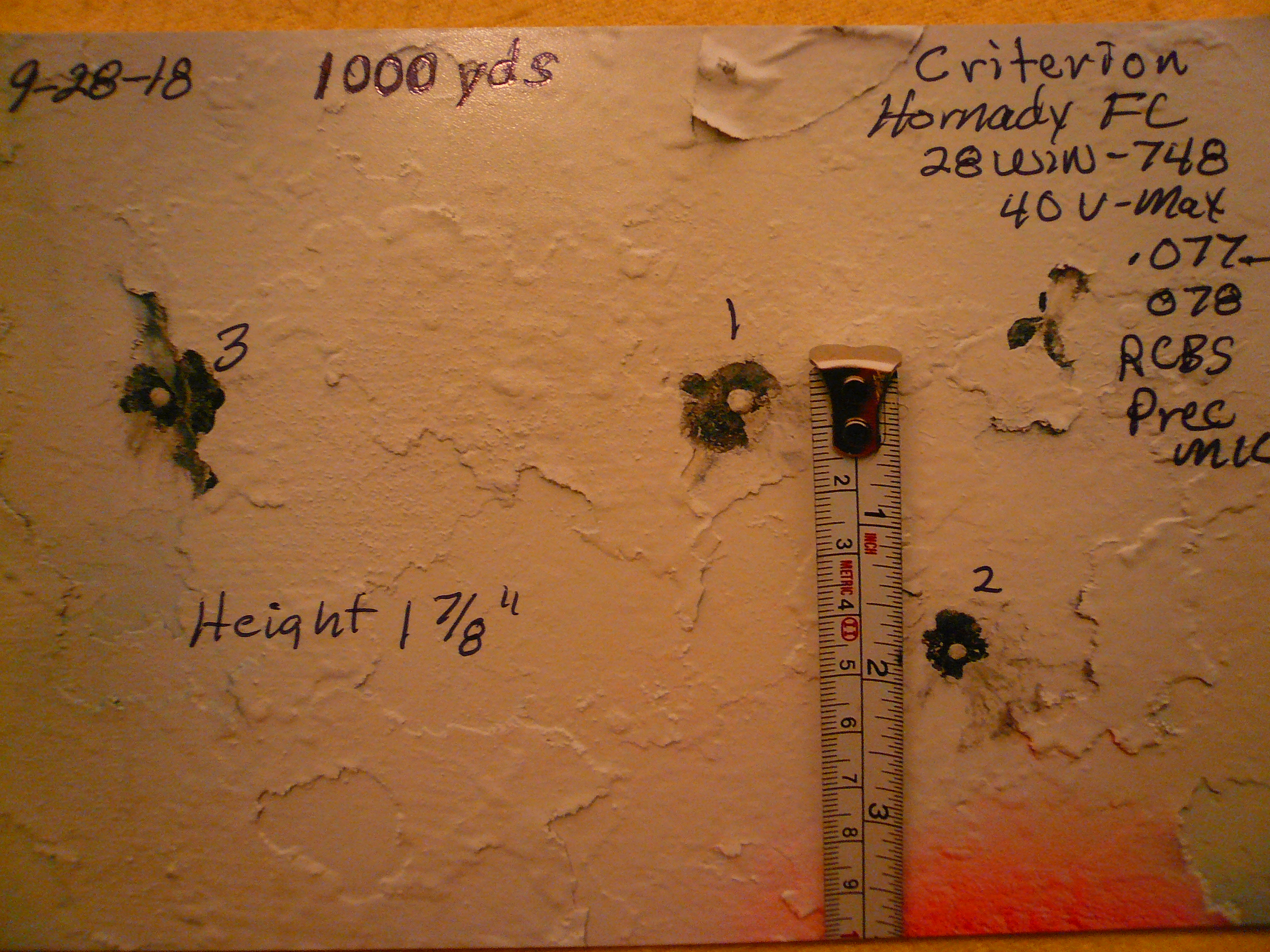 criterion 1000 yds